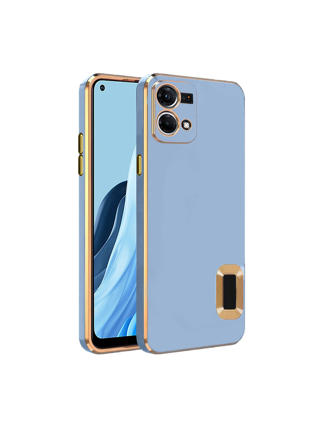 

Karwan Oppo Reno 7 4G Phone Back Cover, Blue