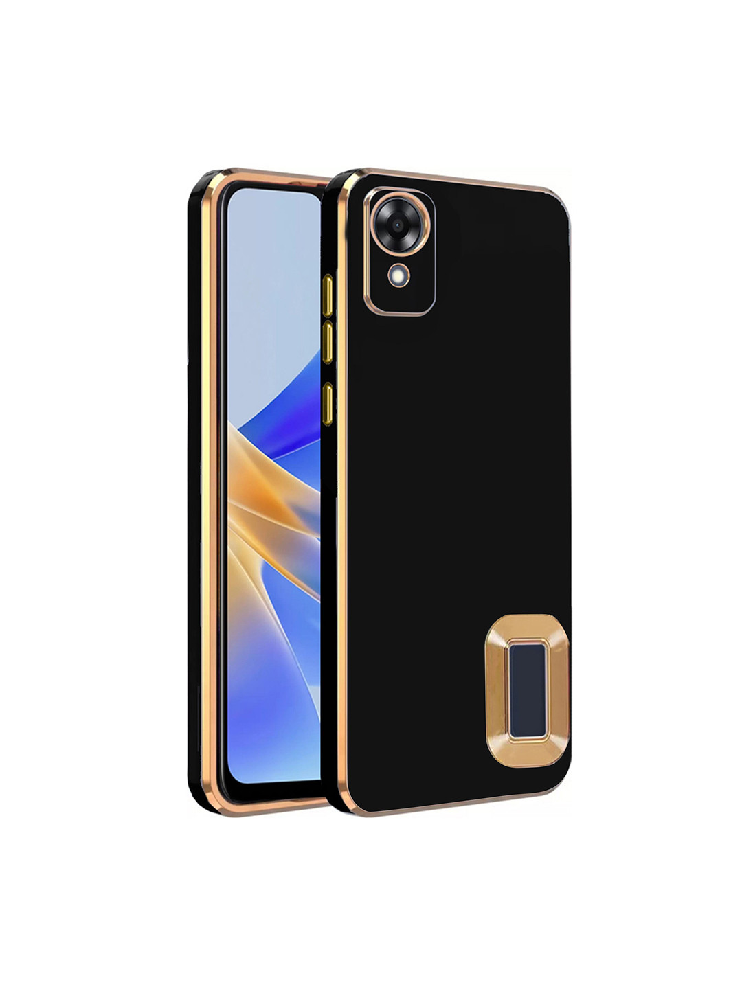 

Karwan Oppo A 17K Sweat-Proof Compatible Phone Back Cover, Black