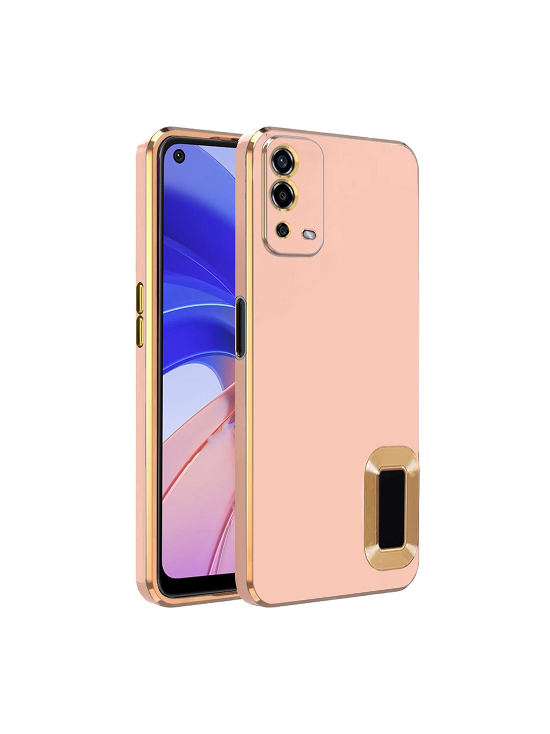 

Karwan Camera Protection Oppo A54 Back Case, Peach