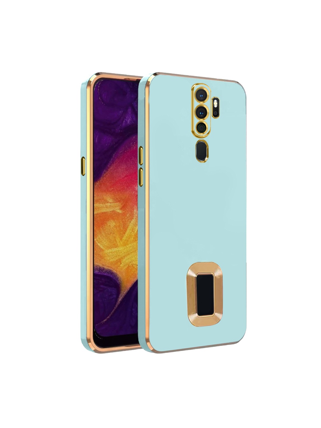 

Karwan Camera Protection Oppo A5 2020 Back Case, Green