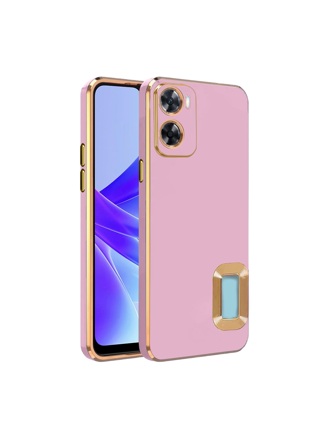 

Karwan Oppo A77 Camera Protection Phone Back Cover, Pink