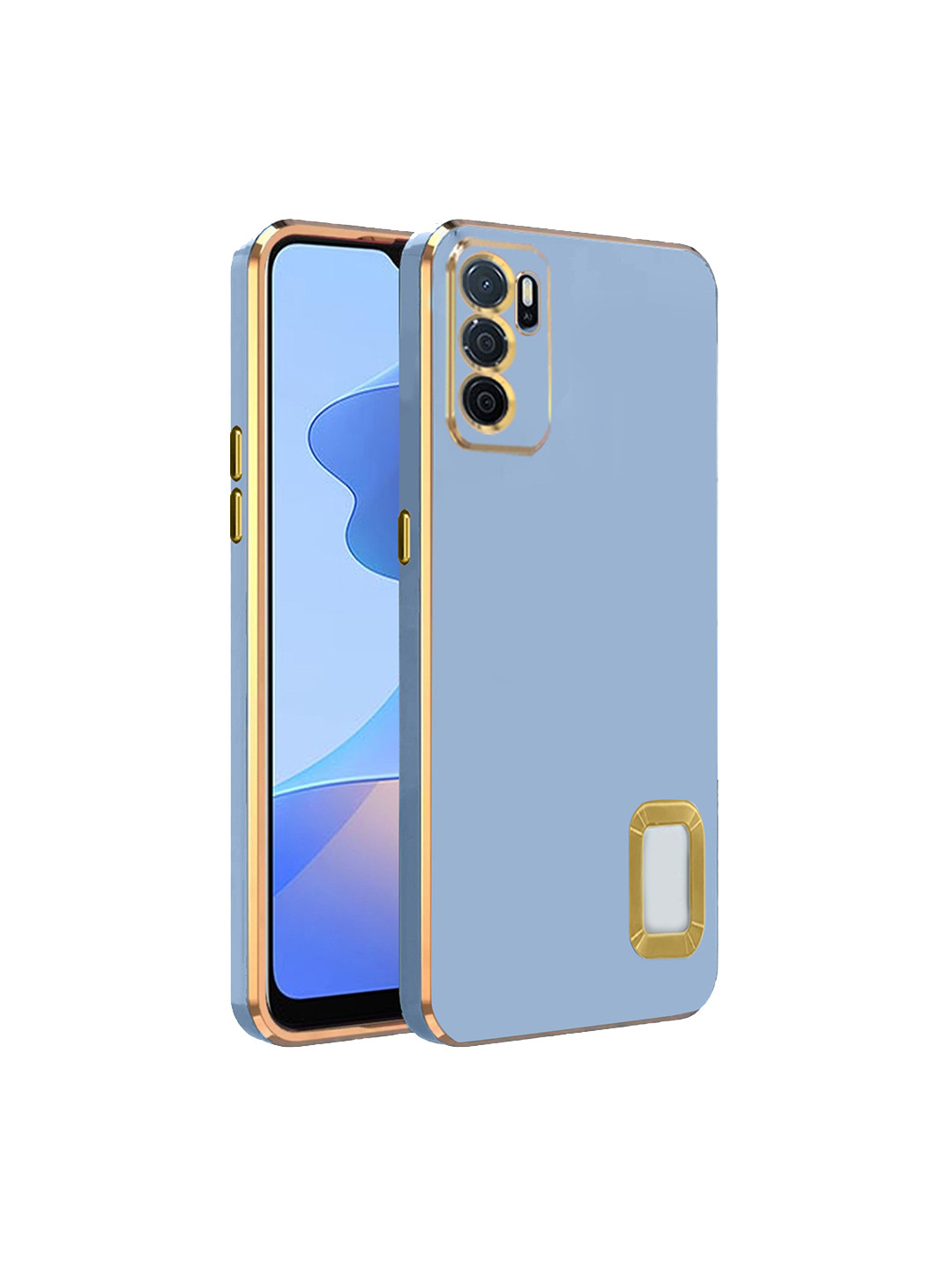 

Karwan Oppo A16 Phone Back Cover, Blue