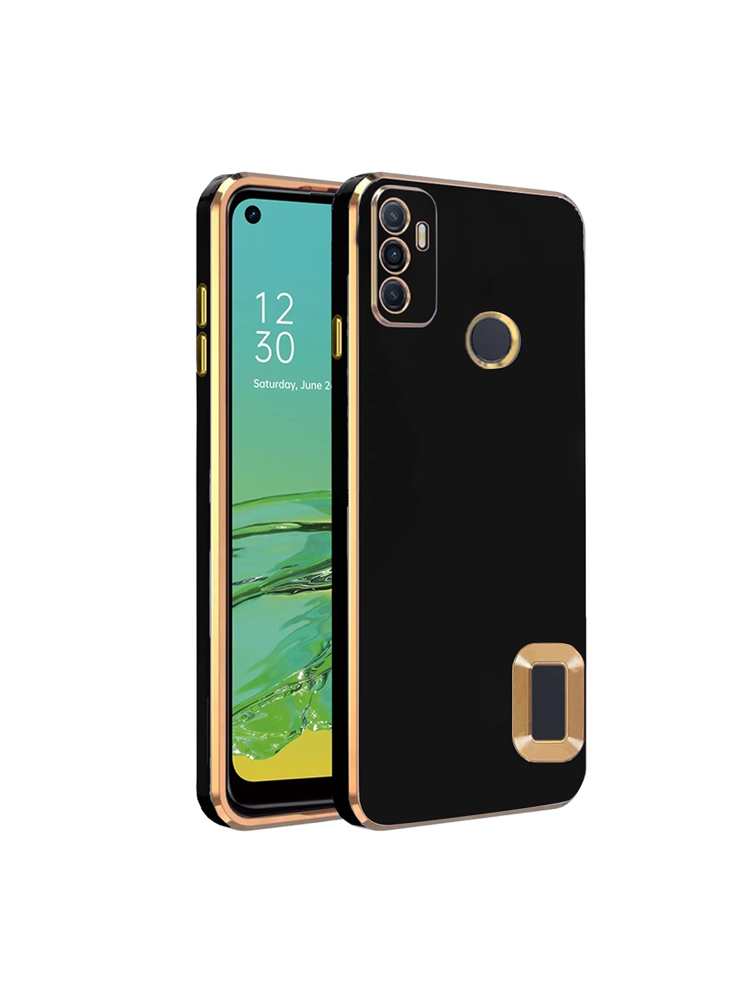 

Karwan Oppo A33 Phone Back Cover, Black