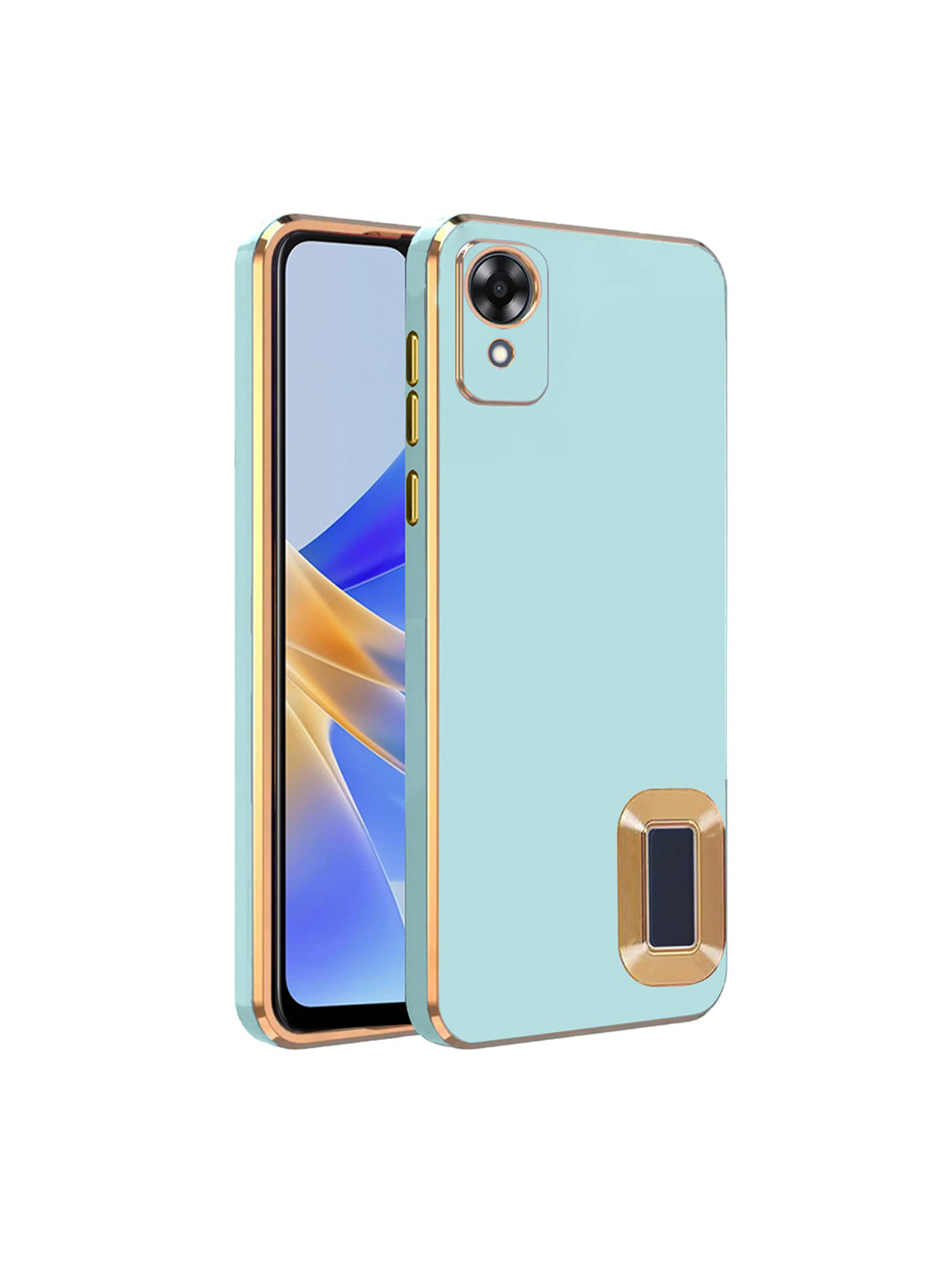 

Karwan Camera Protection Oppo A17K Phone Back Cover, Green
