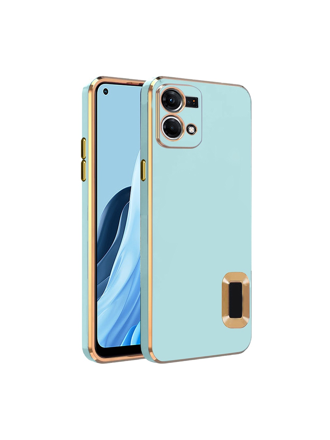 

Karwan Camera Protection Oppo F21 Pro proBack Case, Green