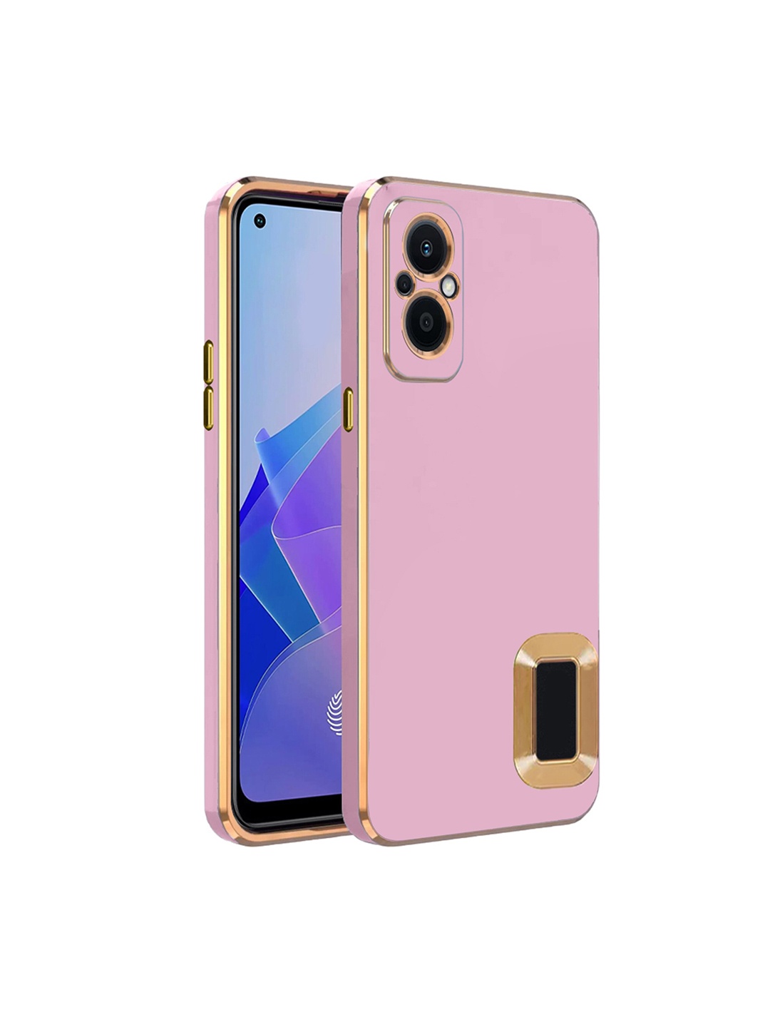 

Karwan Camera Protection Oppo F21 Pro 5G Phone Back Cover, Pink