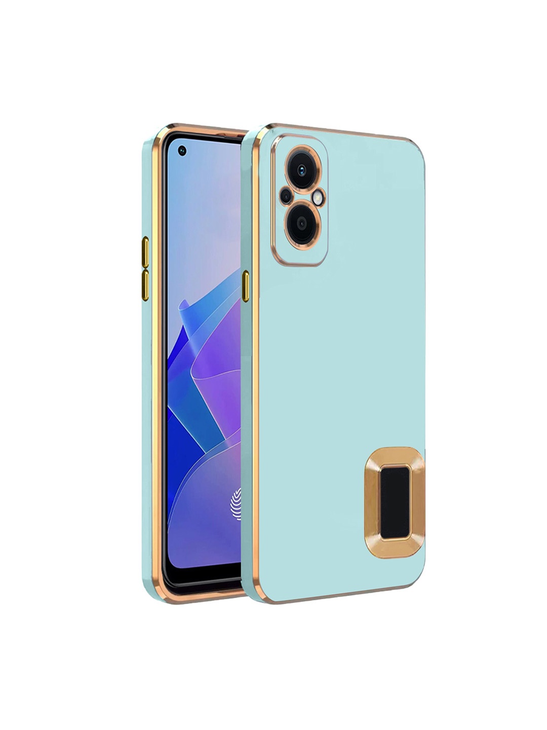 

Karwan Camera Protection Oppo F21 Pro Back Case, Green