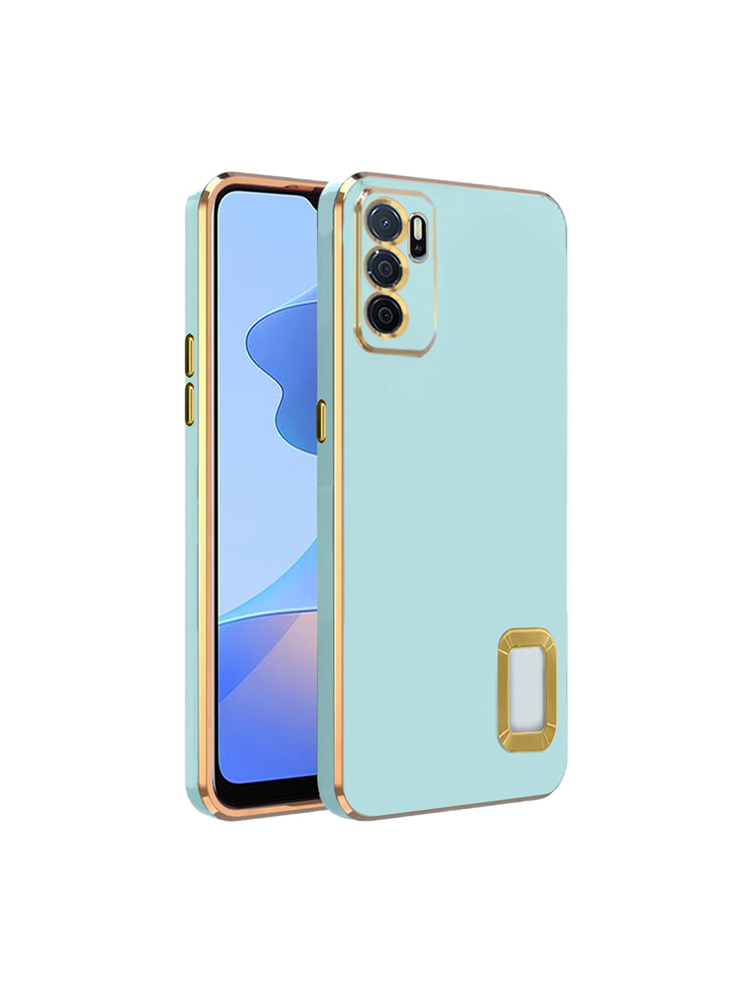 

Karwan Oppo A 16K Camera Protection Phone Back Cover, Green