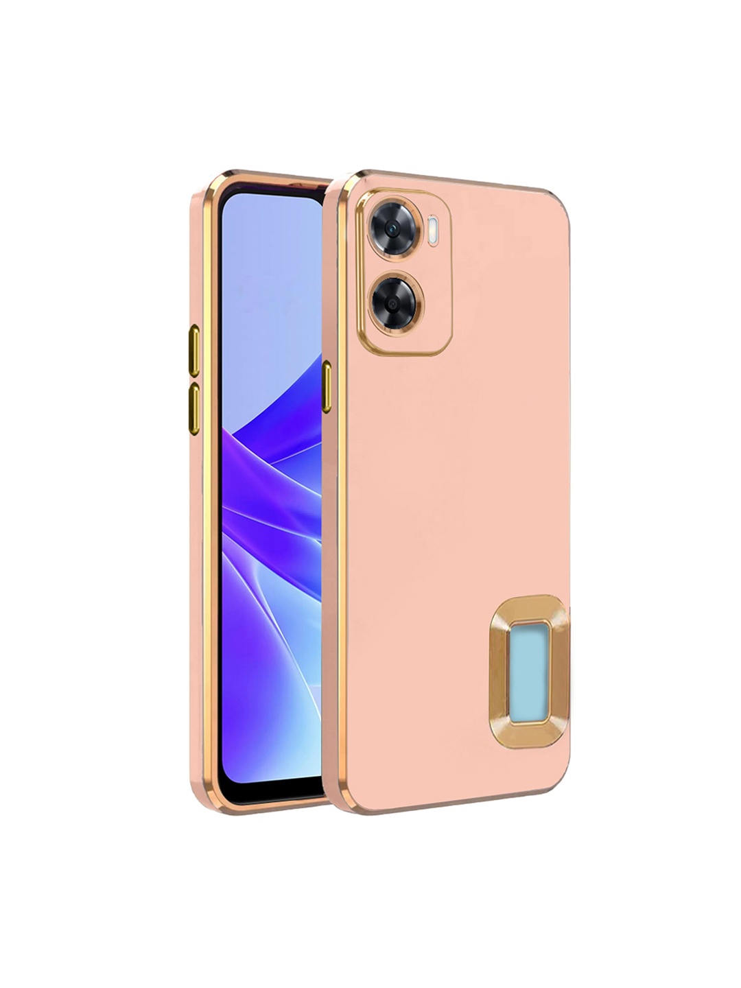 

Karwan Camera Protection Oppo A57 2020 Phone Back Cover, Peach