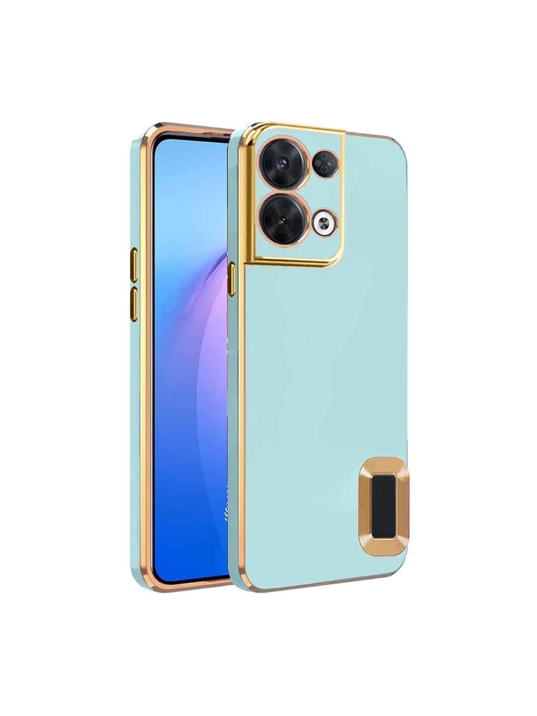 

Karwan Camera Protection Oppo Reno 8 Pro Phone Back Cover, Green