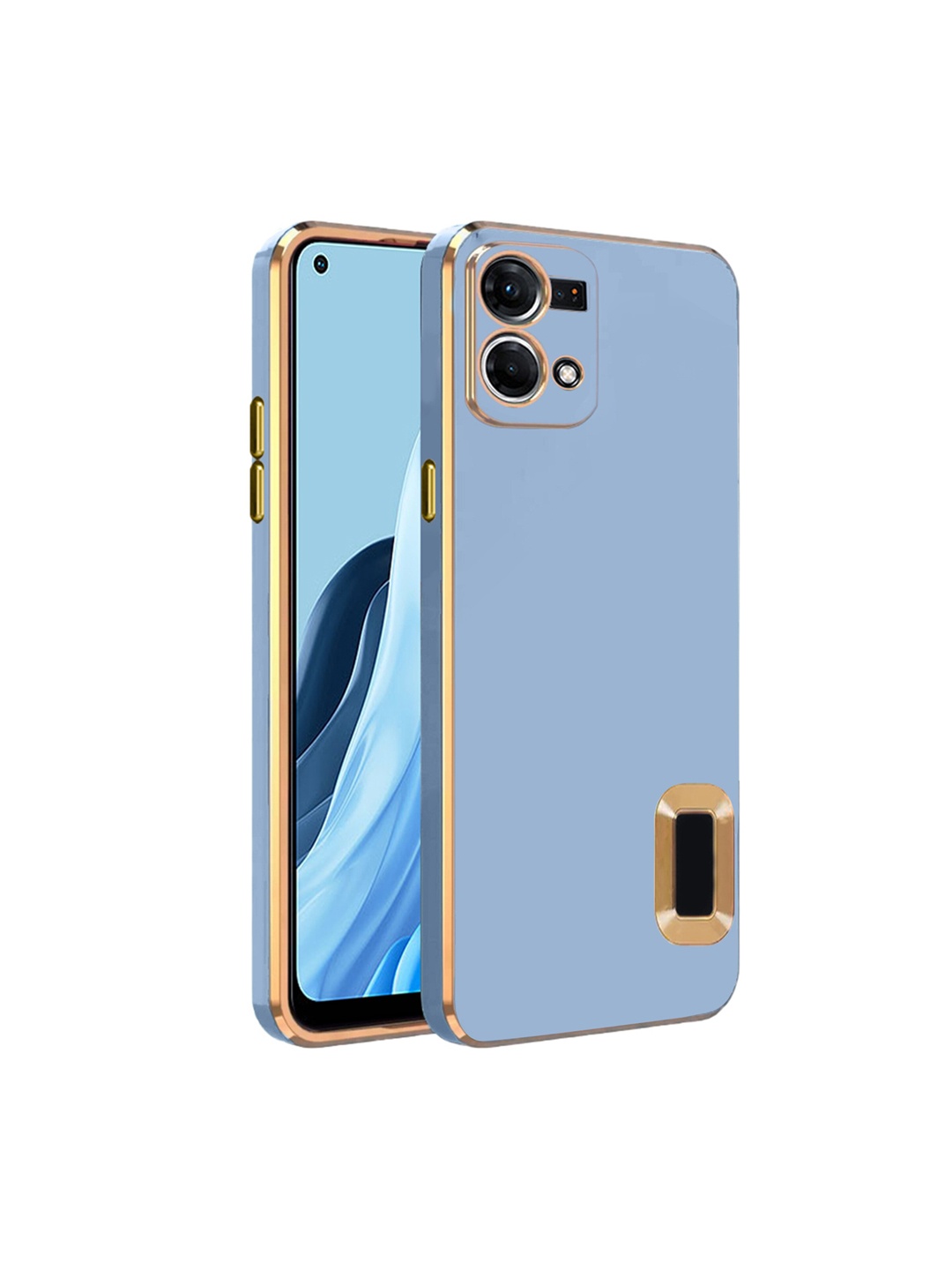 

Karwan Oppo F21 Pro 4G Camera Protection Phone Back Cover, Blue