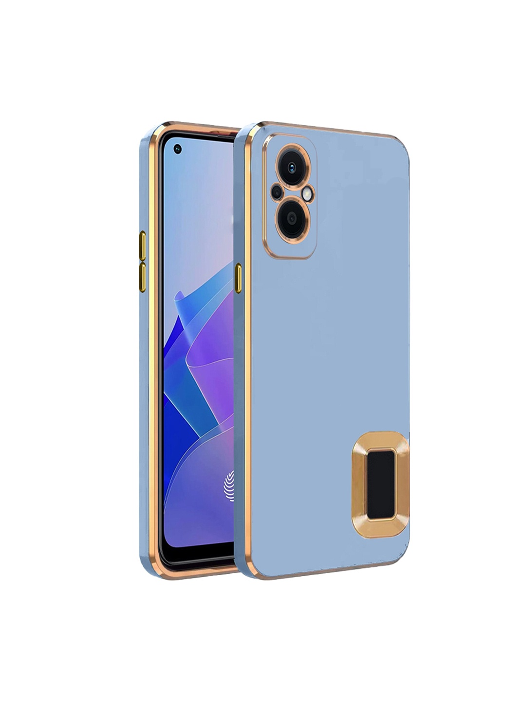 

Karwan Oppo F21 Pro 5G Camera Protection Phone Back Cover, Blue