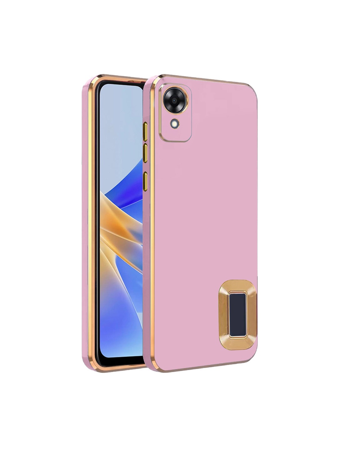 

KARWAN Sweat-Proof Oppo A 17K Phone Back Cover, Pink