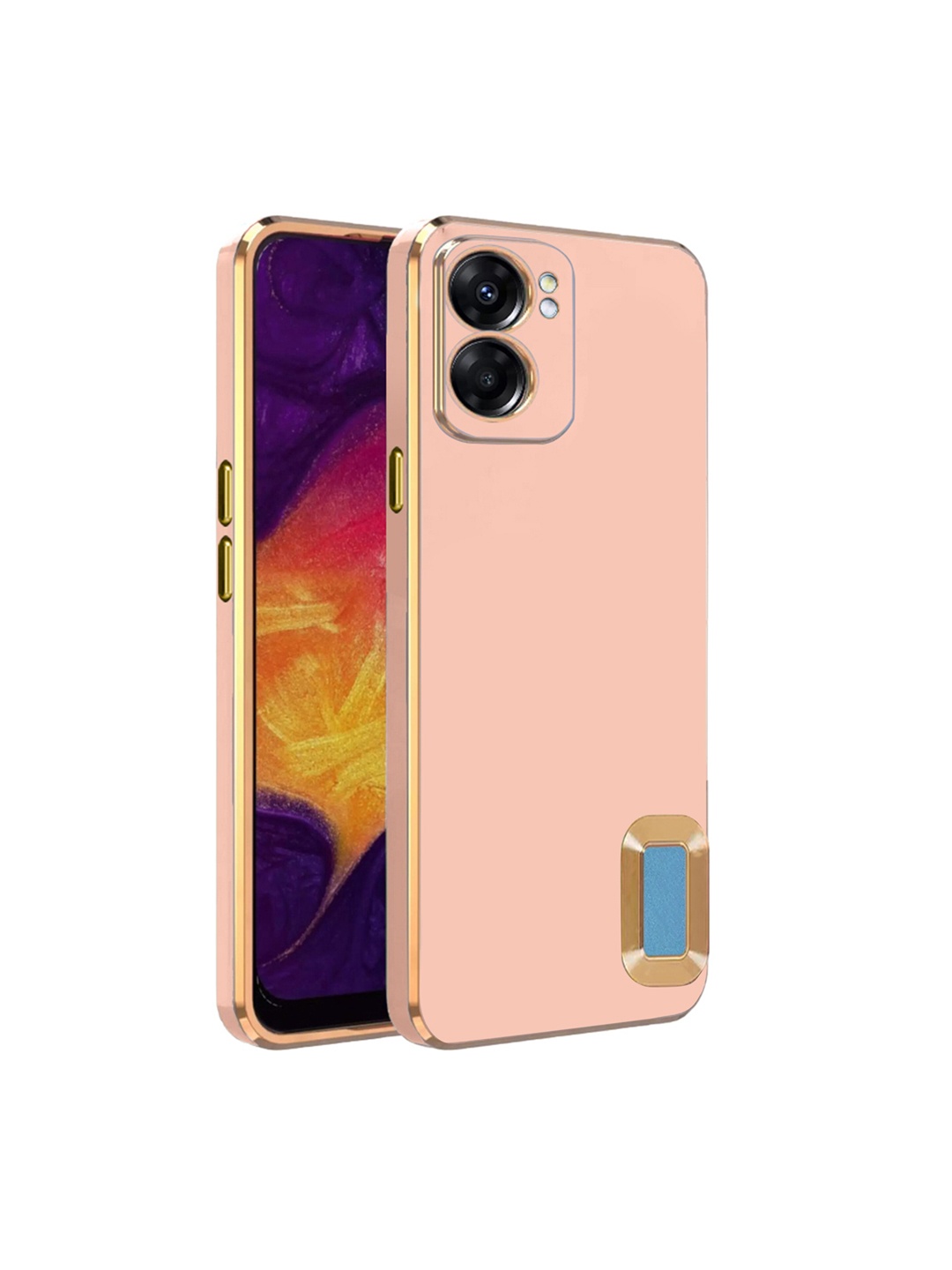 

Karwan Camera Protection Oppo K10 5G Phone Back Cover, Pink