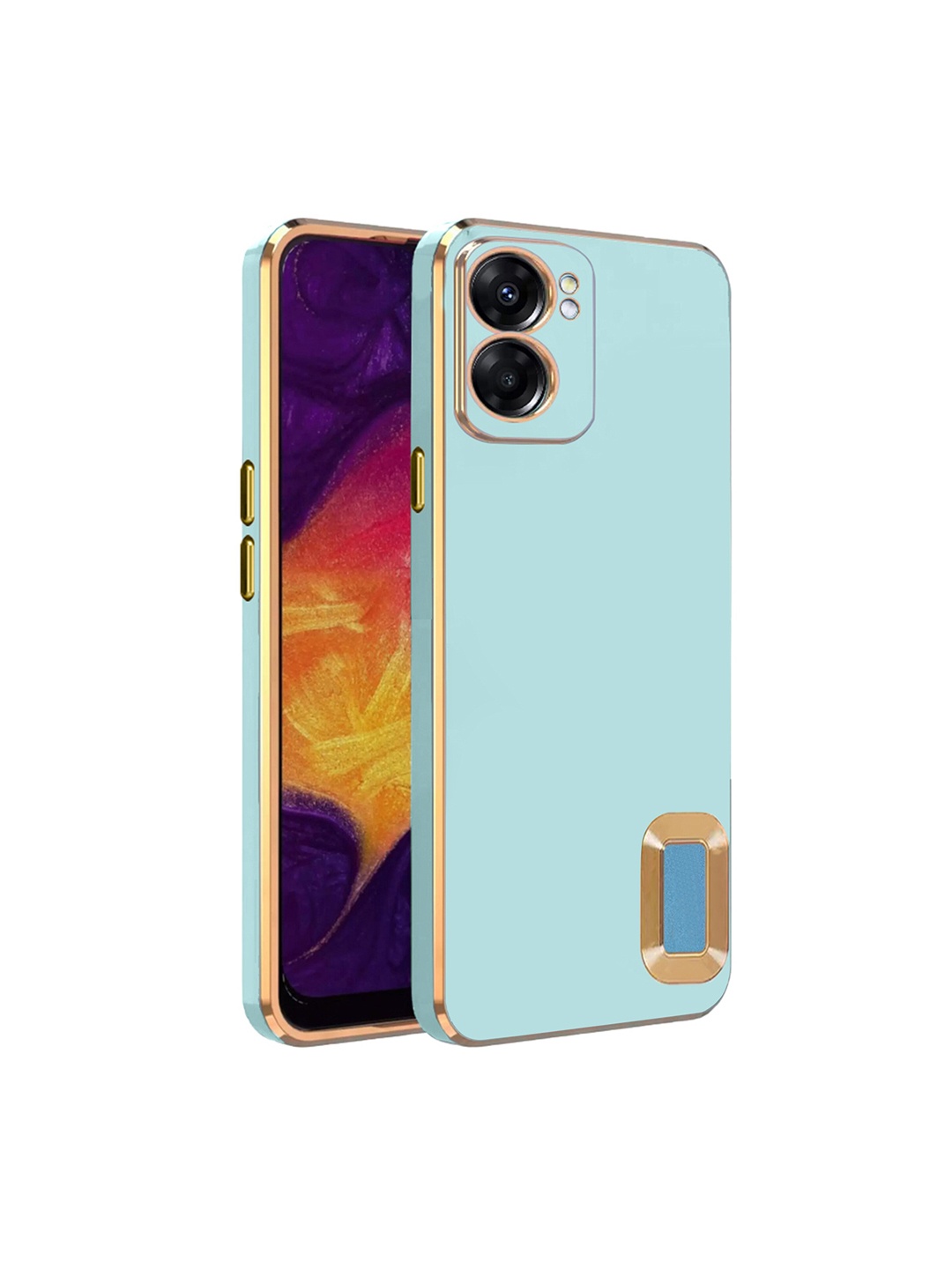 

Karwan Camera Protection Oppo K10 5G Phone Back Cover, Green