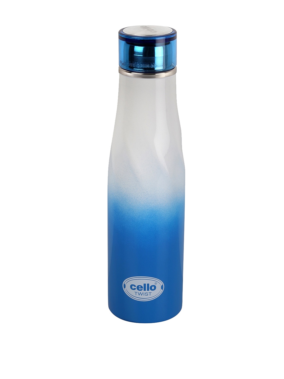 

Cello Twist Blue Stainless Steel Double Walled Vacusteel Flask 600 ml