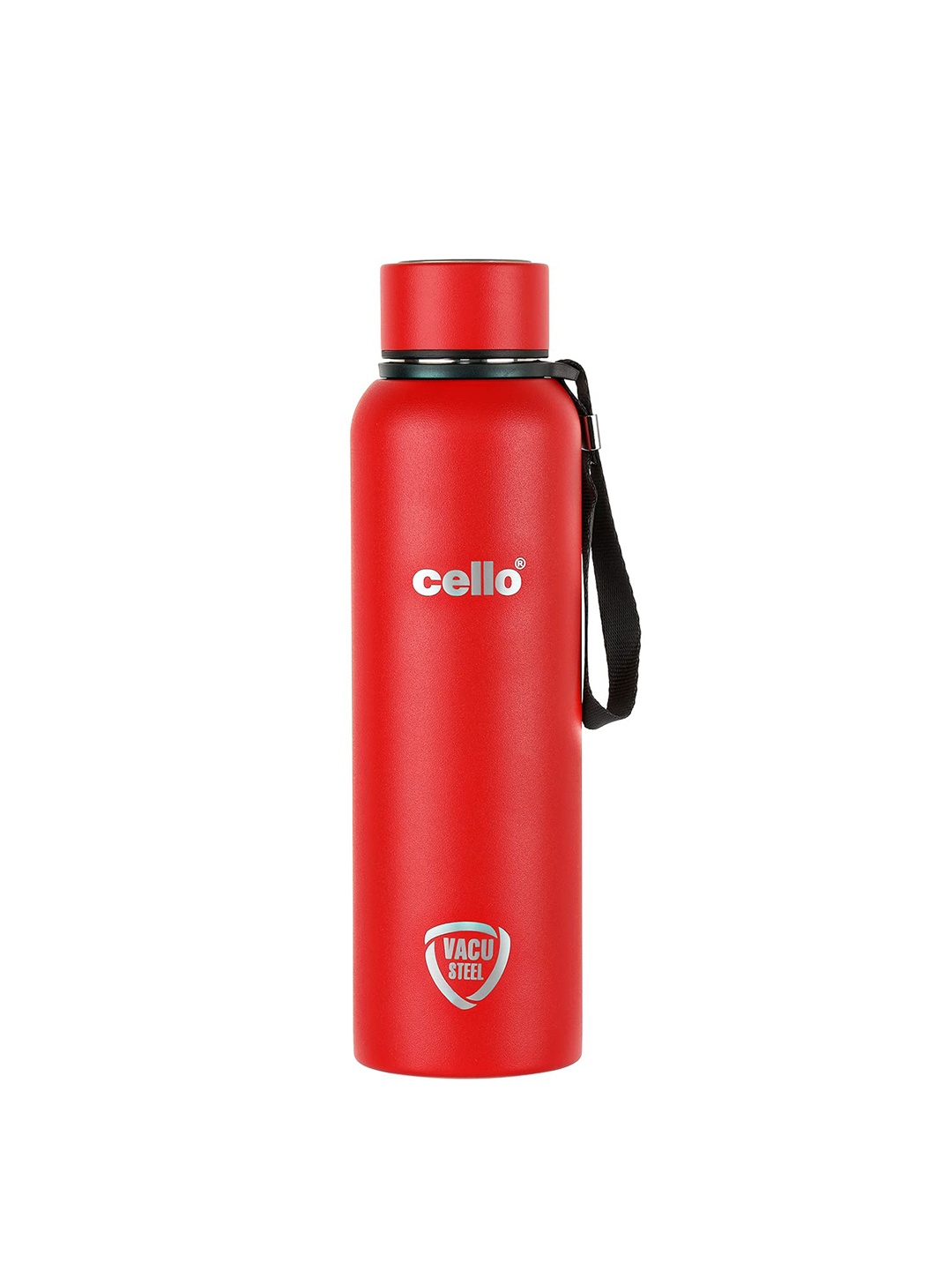 

Cello Duro Kent Red Double Walled Vacusteel Water Flask with Durable DTP Coating 750 ml