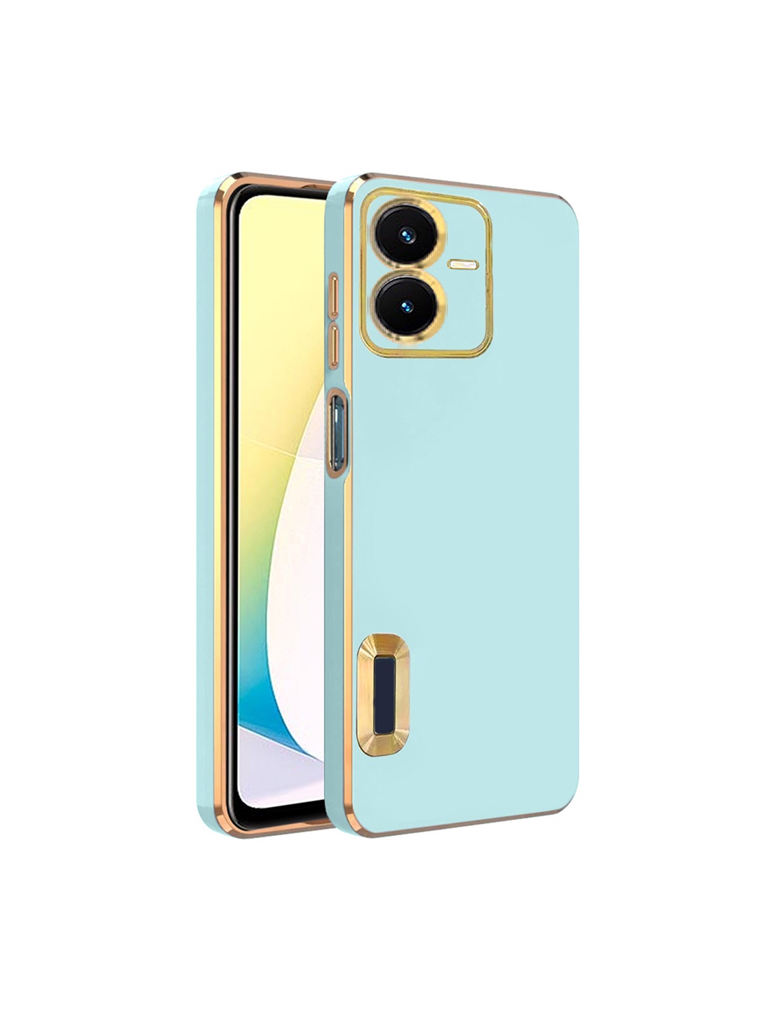 

Karwan Camera Protection Vivo Y22 Phone Back Cover, Green