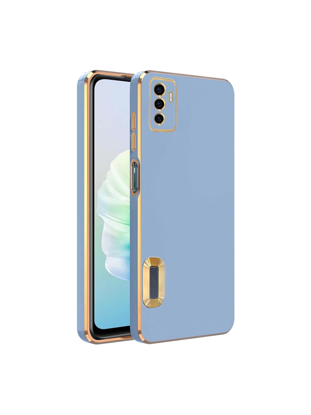 

Karwan Camera Protection Vivo V23E Phone Back Cover, Blue