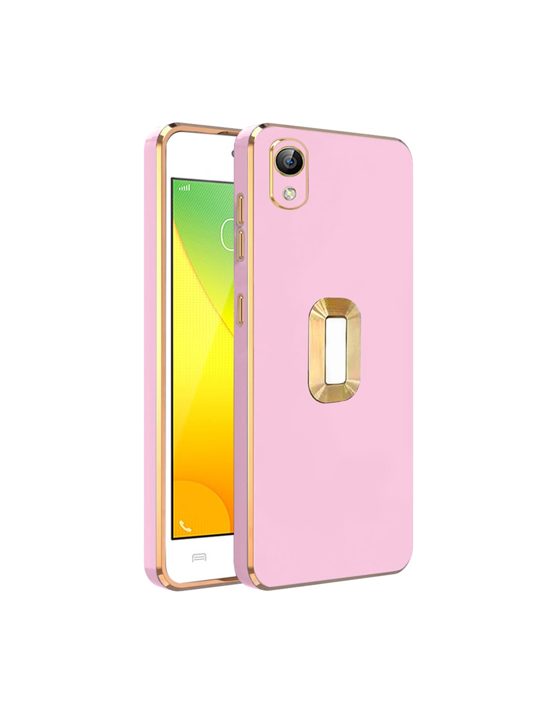 

Karwan Camera Protection Vivo Y51 Phone Back Cover, Pink