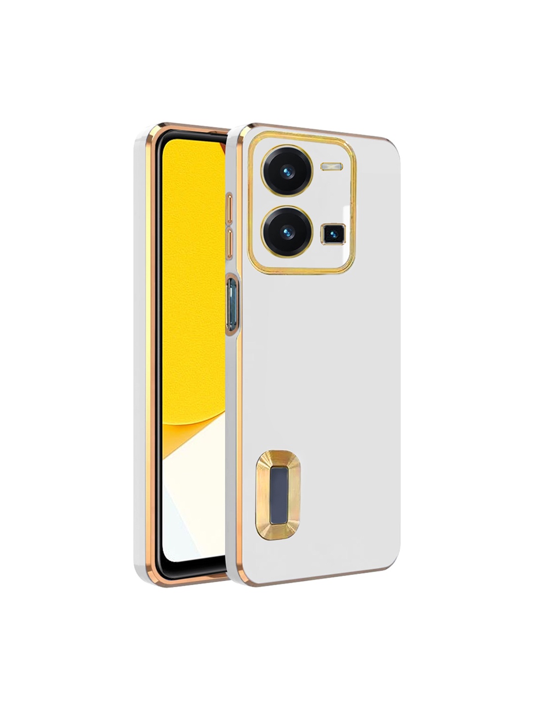 

Karwan Camera Protection Vivo Y35 Back Case, White