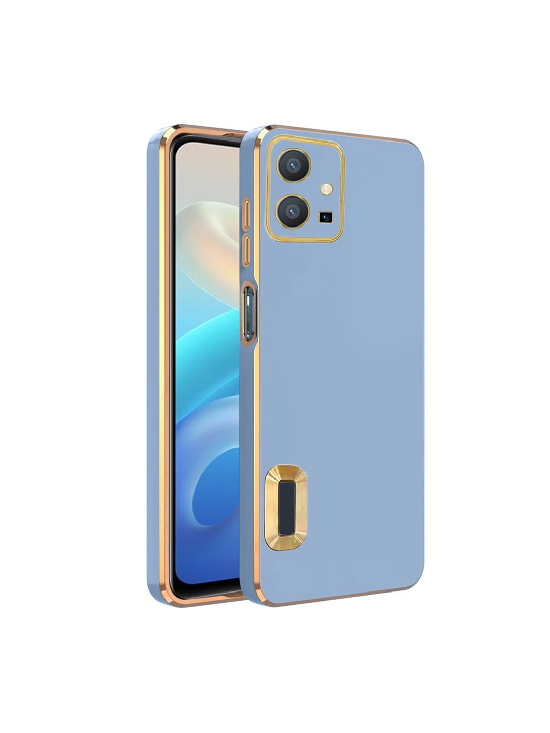 

Karwan Camera Protection Vivo Y55 Back Case, Blue