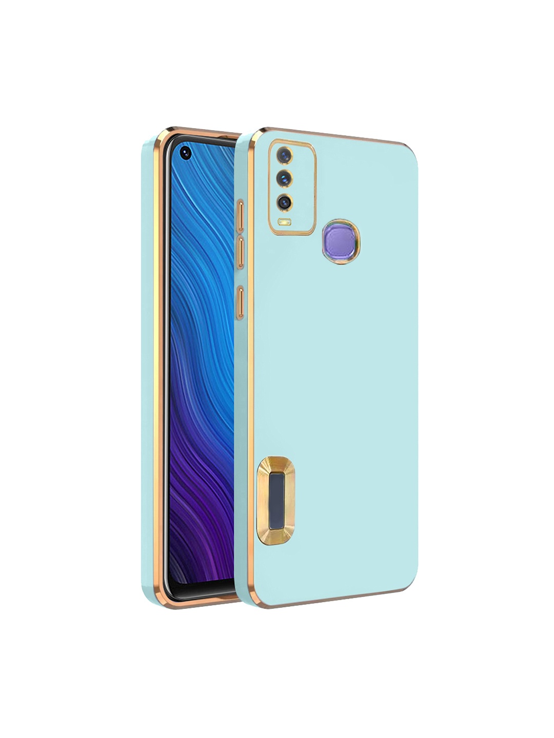

Karwan Camera Protection Vivo Y50 Phone Back Cover, Green