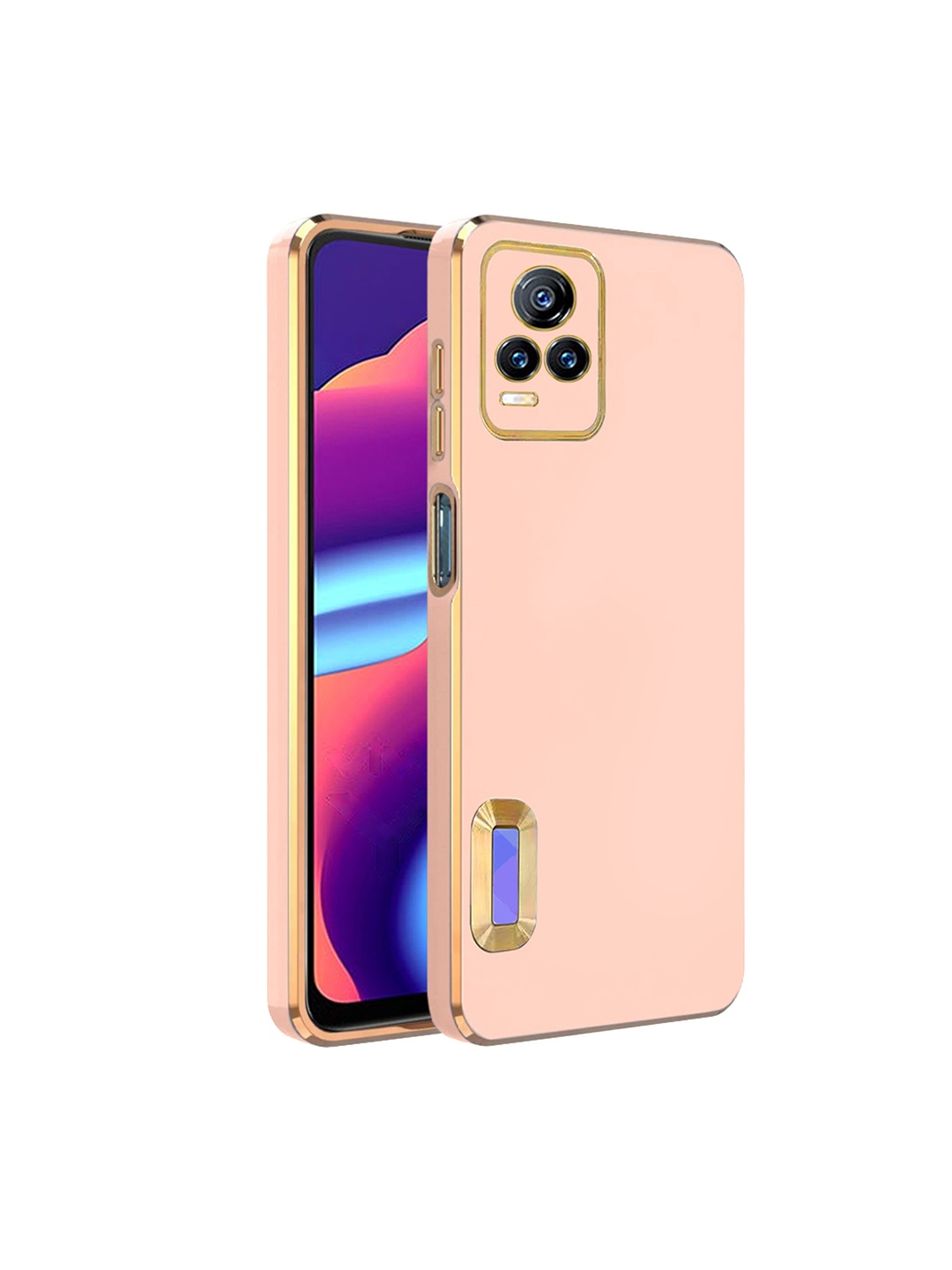 

Karwan Camera Protection Vivo Y73 Back Case, Pink