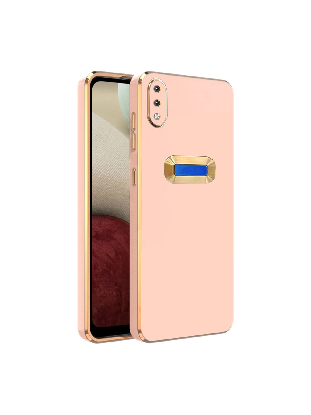 

Karwan Vivo Y93 Sweat-Proof Compatible Phone Back Cover, Pink