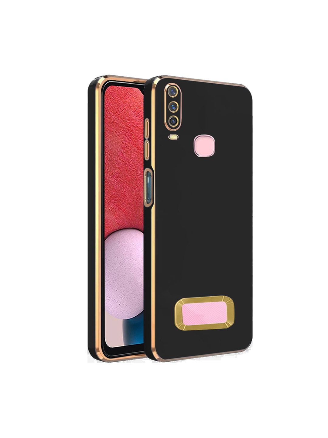 

Karwan Camera Protection Vivo Y17 Back Case, Black