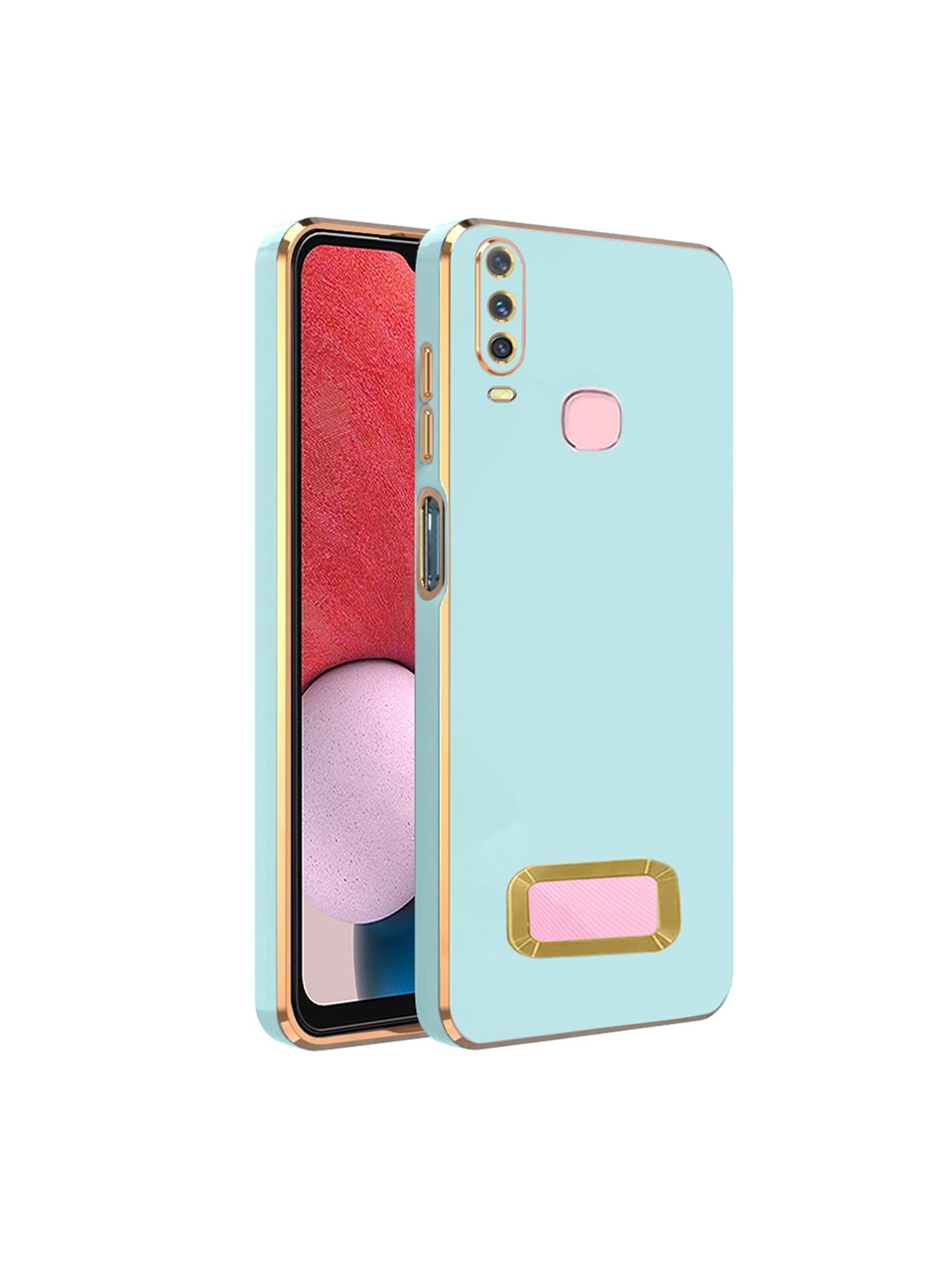 

Karwan Vivo Y17 Camera Protection Phone Back Cover, Green