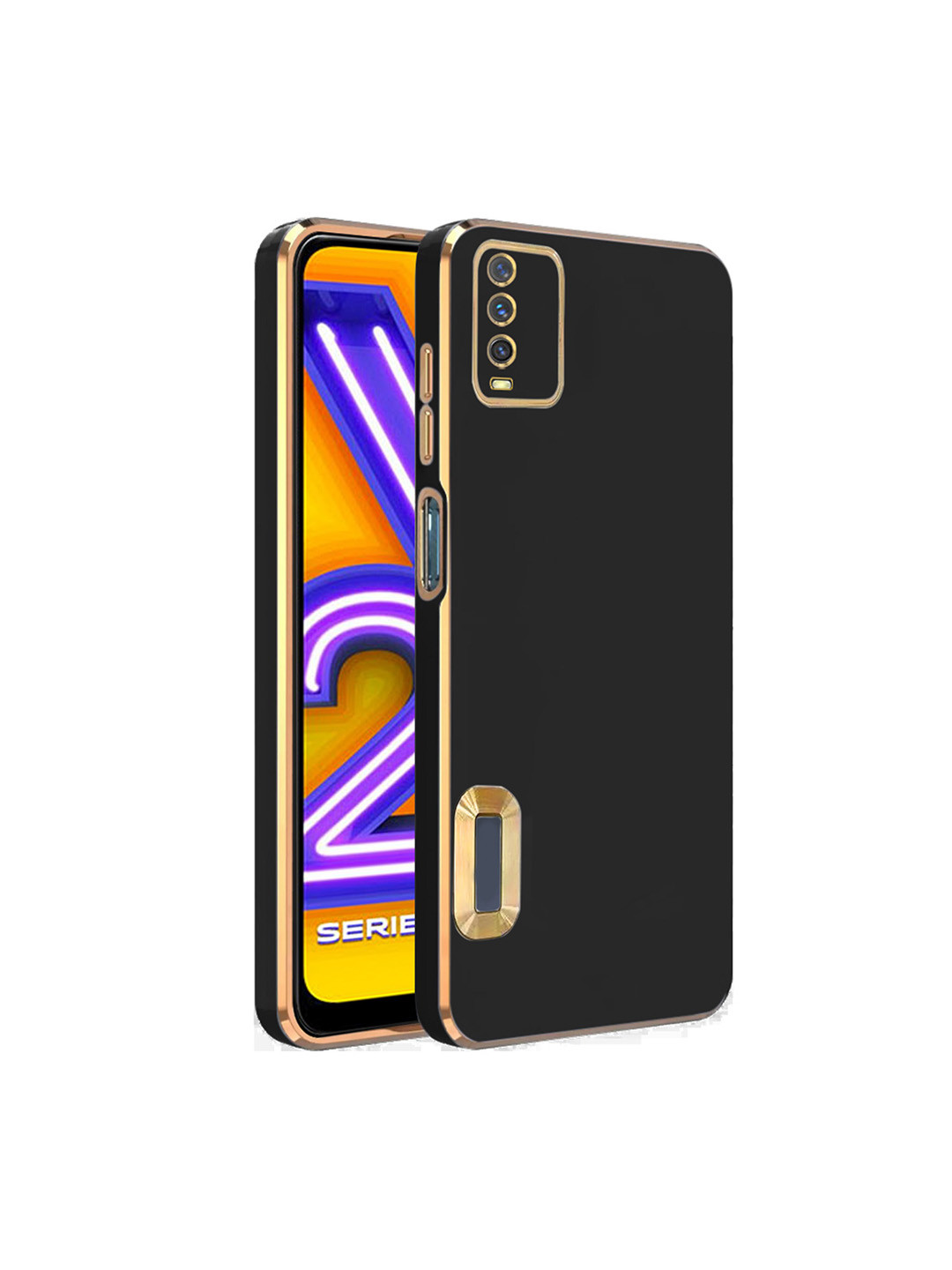 

Karwan Camera Protection Vivo Y20 Back Case, Black