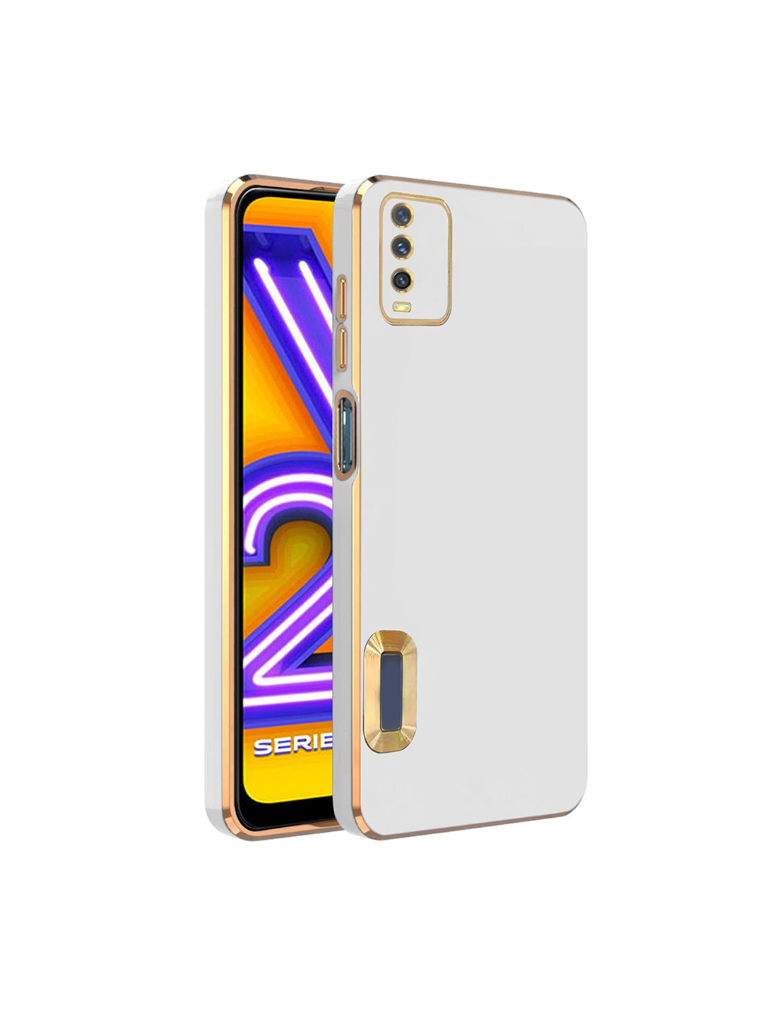

Karwan Camera Protection Vivo Y20 Back Case, White