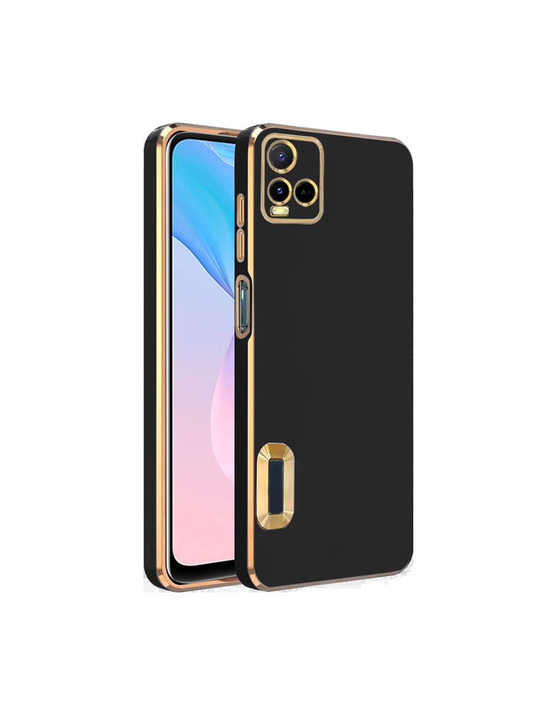 

Karwan Camera Protection Vivo Y21 Back Case, Black