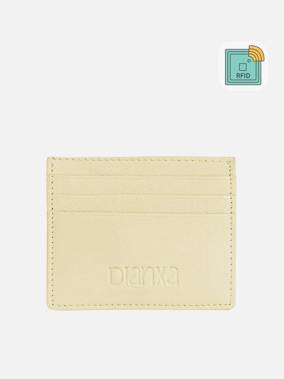 

Dlanxa Men Textured PU Card Holder, Beige