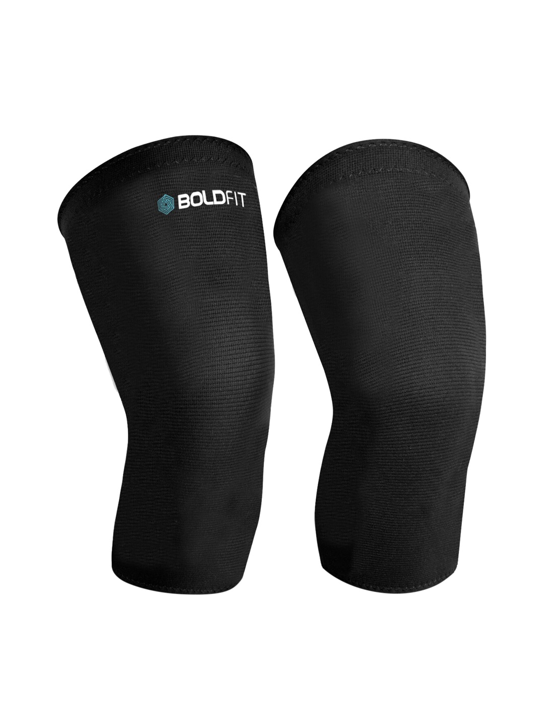 

BOLDFIT Pack Of 2 Pain Relief Breathable Lightweight Durable Seams Sports Knee Cap Guard, Black