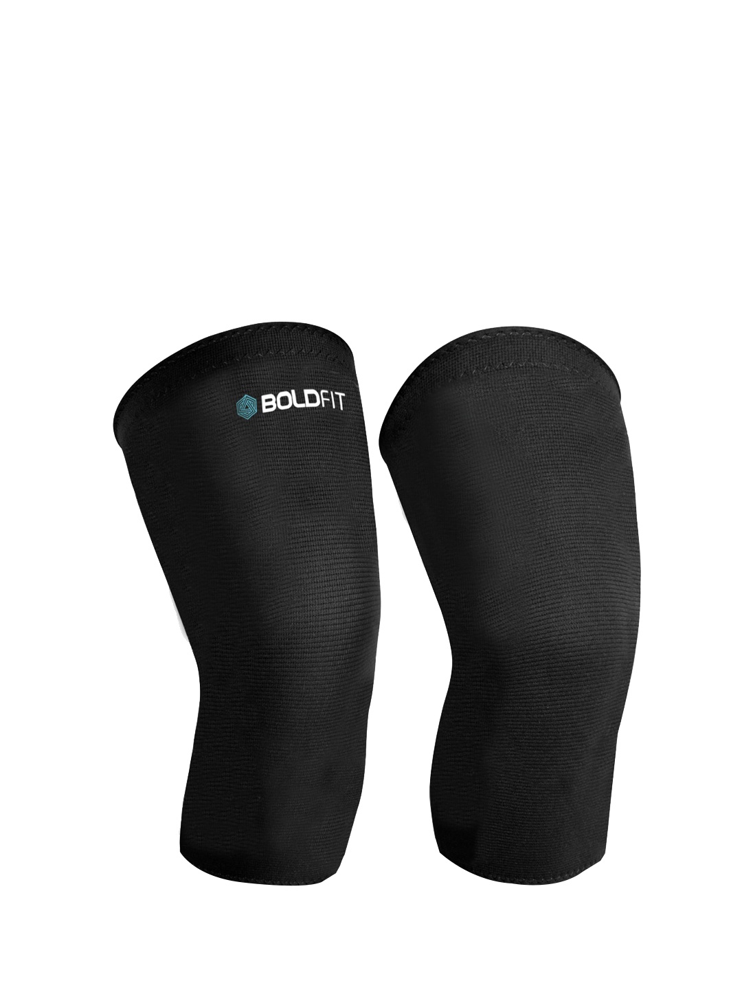 

BOLDFIT Pack Of 2 Pain Relief Breathable Lightweight Durable Seams Sports Knee Cap Guard, Black