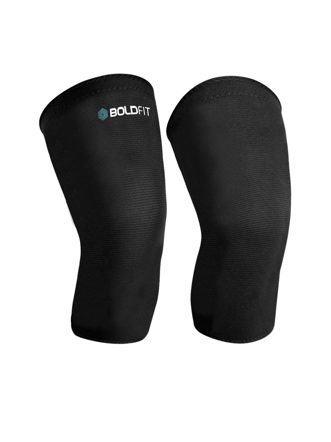 

BOLDFIT Pack Of 2 Pain Relief Breathable Lightweight Durable Seams Sports Knee Cap Guard, Black