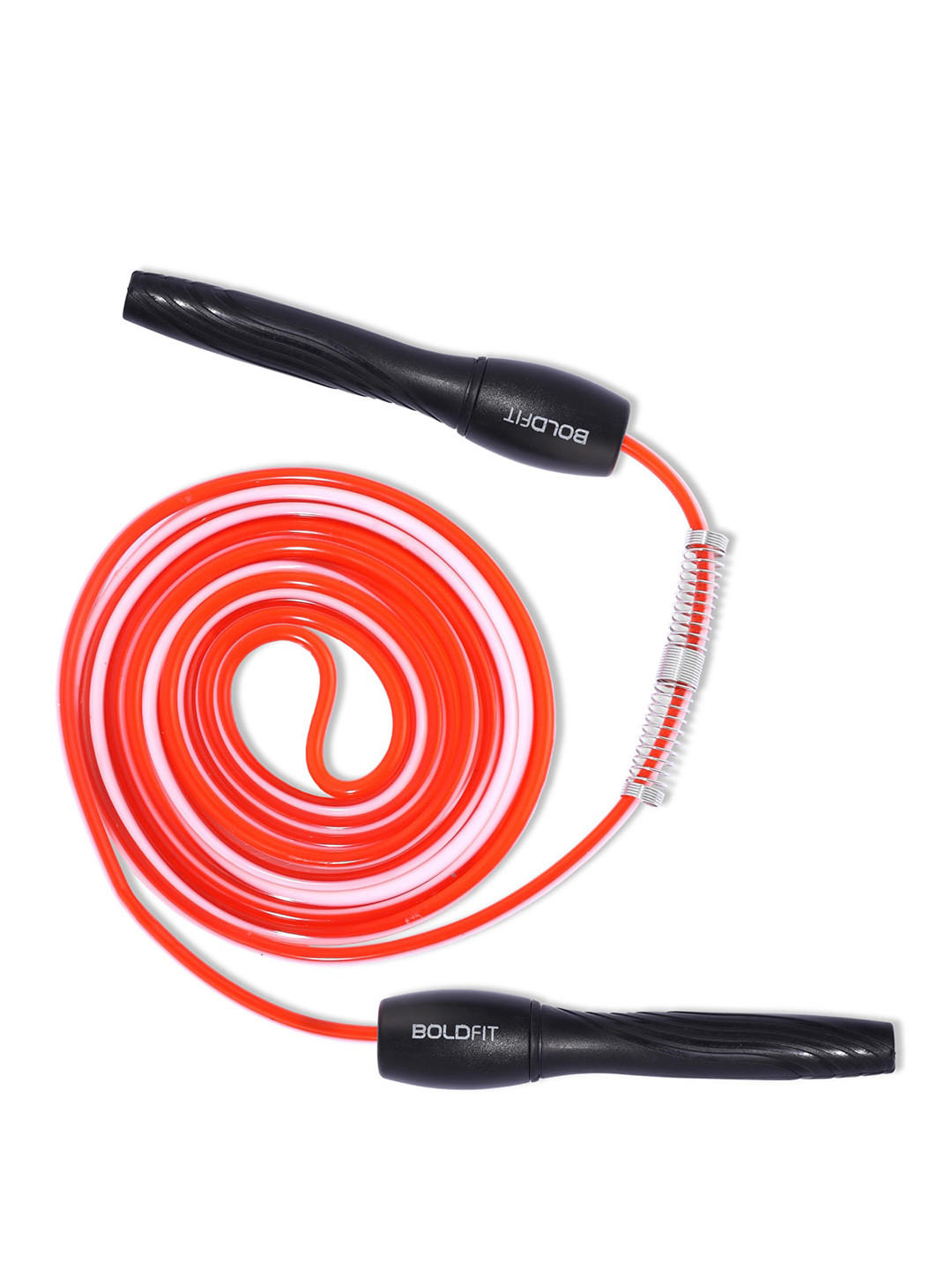 

BOLDFIT Adjustable Tangle Free Height Jumping Rope, Red