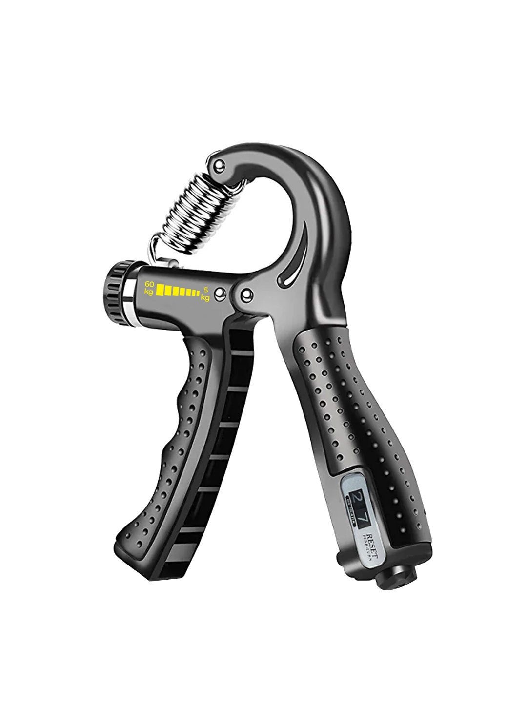 

BOLDFIT Adjustable Hand Grip Strengthener With Counter, Black