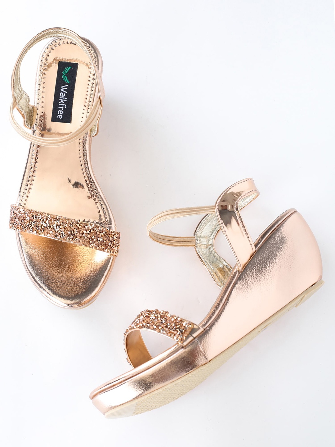 

Walkfree Embellished Open Toe Wedges, Pink
