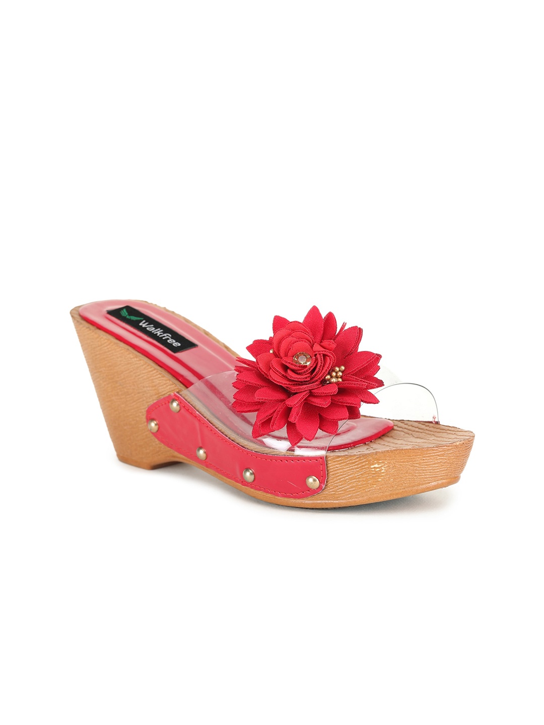 

Walkfree Embellished Wedge Heels, Red