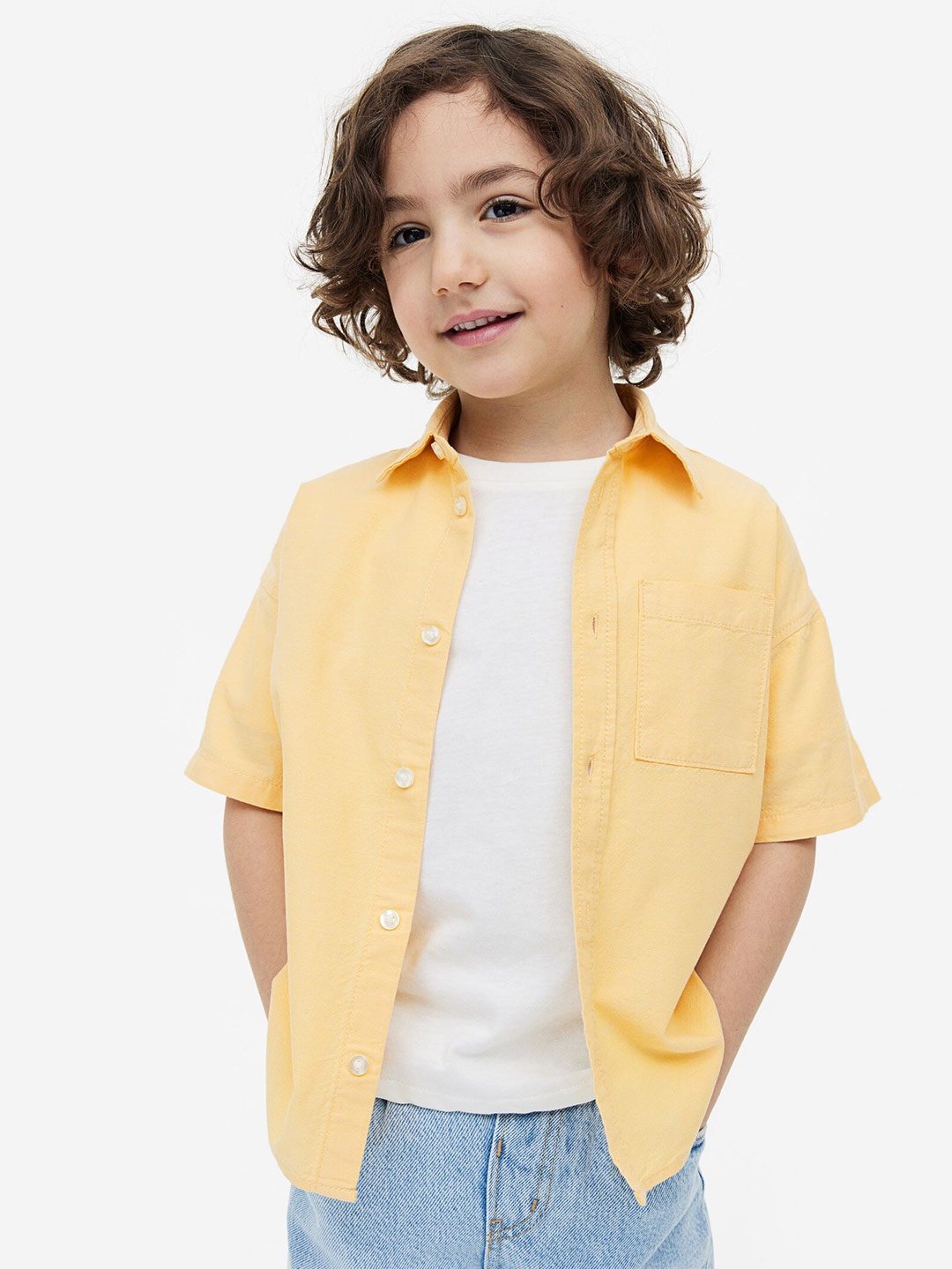 

H&M Boys Oxford Shirt, Yellow
