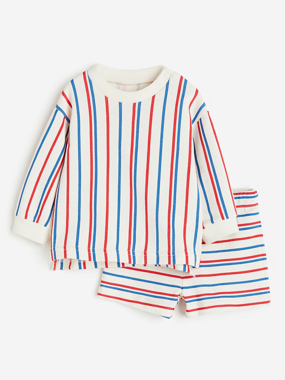 

H&M Boys 2-Piece Sweatshirt Set, White