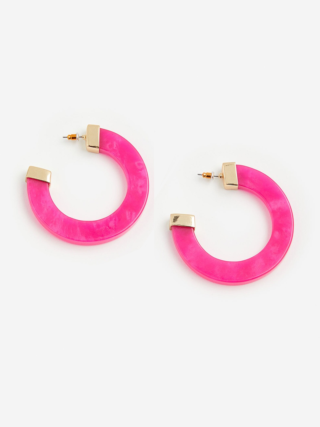 

H&M Hoop Earrings, Pink