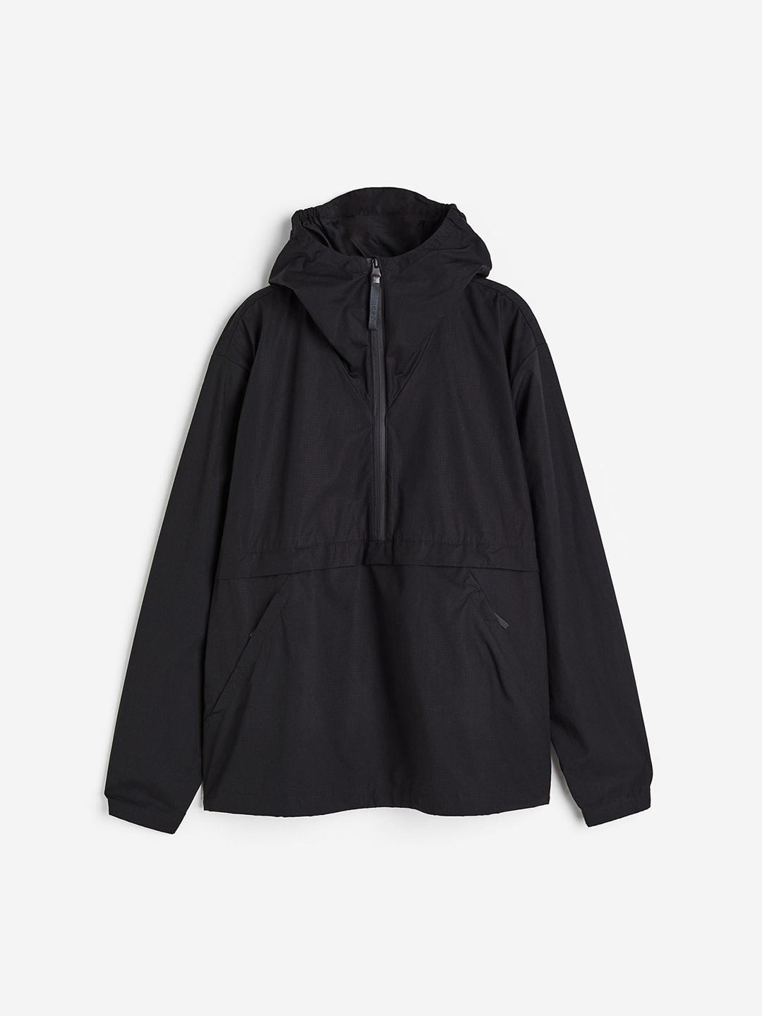 

H&M Women Water-Repellent Popover Jacket, Black