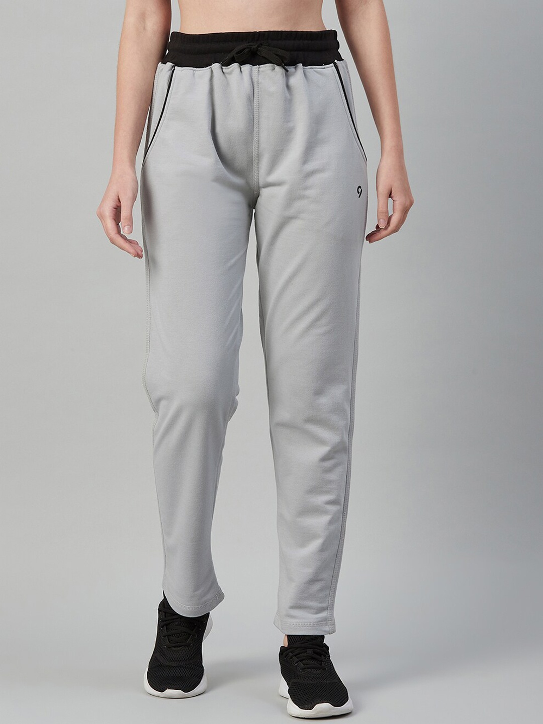 

C9 AIRWEAR Women High-Rise Rapid Dry Outdoor Track Pants, Grey
