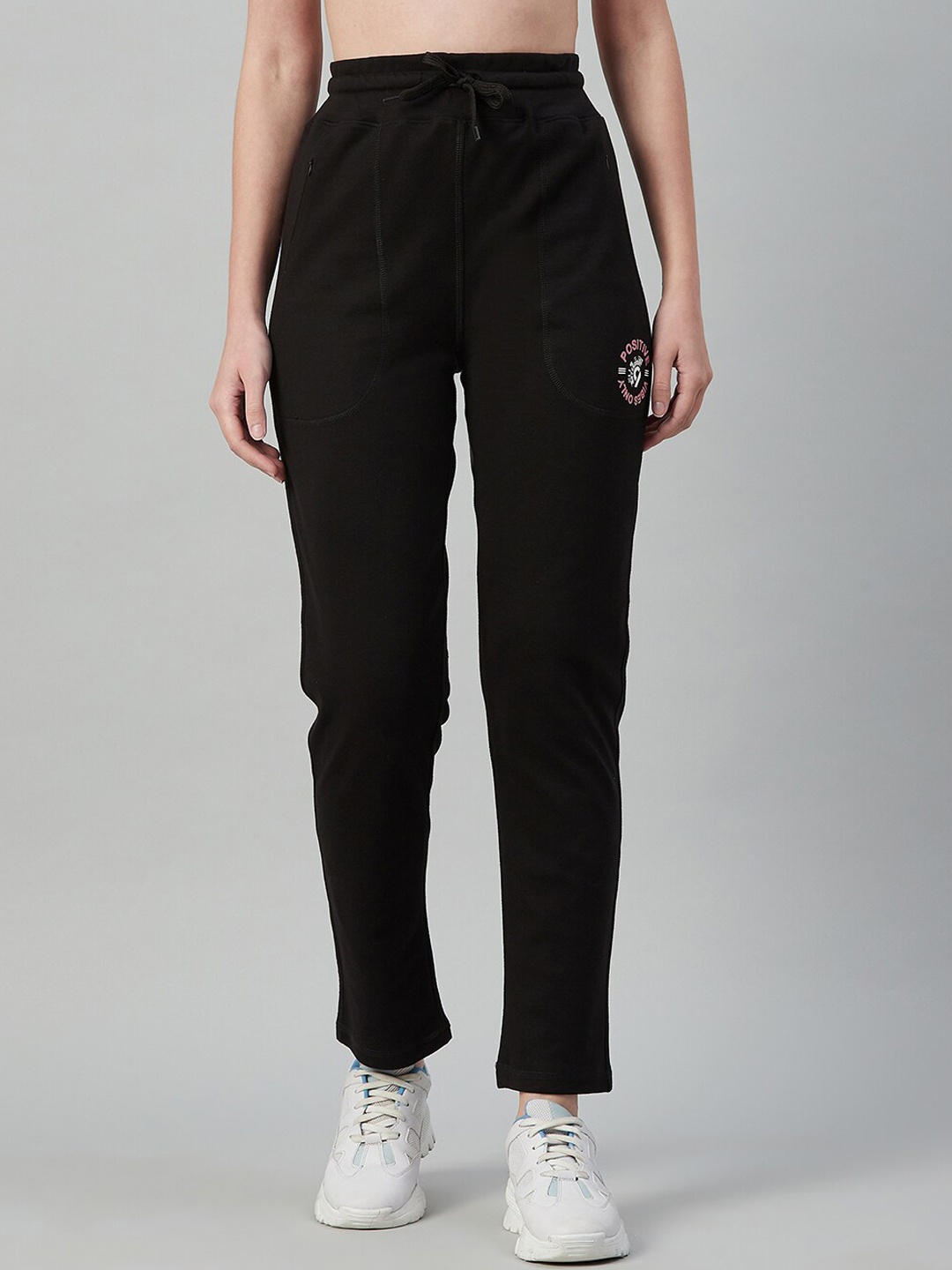 

C9 AIRWEAR Women High-Rise Rapid Dry Outdoor Track Pants, Black