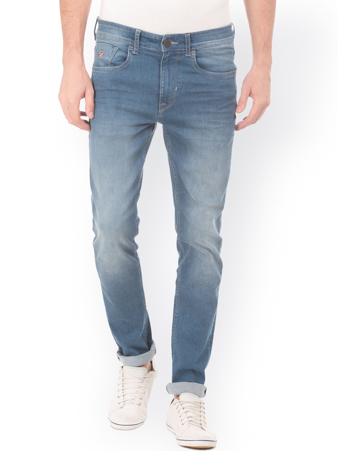 

U.S. Polo Assn. Denim Co. Men Blue Regular Fit Mid-Rise Clean Look Jeans