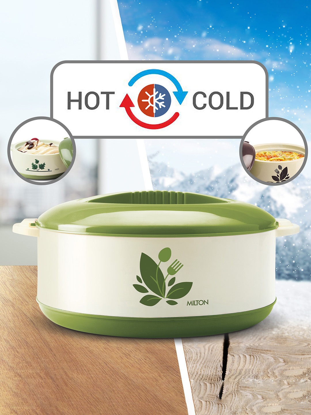 

Milton Orchid 850 Ice Green Inner Steel Casserole 790 ml